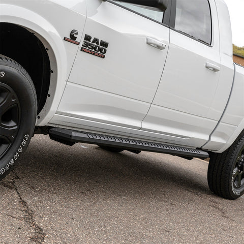 ARIES 2556026 - AdvantEDGE 5-1/2 x 91 Black Aluminum Side Bars, Select Ram 2500, 3500