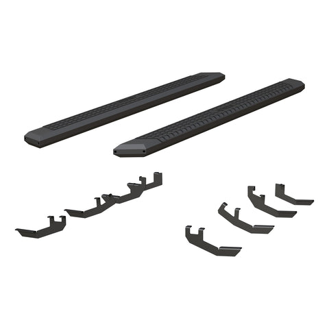 ARIES 2556030 - AdvantEDGE 5-1/2 x 85 Black Aluminum Side Bars, Select Honda Ridgeline