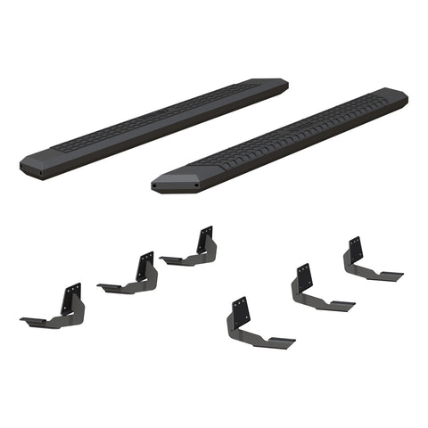 ARIES 2556050 - AdvantEDGE 5-1/2 x 75 Black Aluminum Side Bars, Select Ram 1500