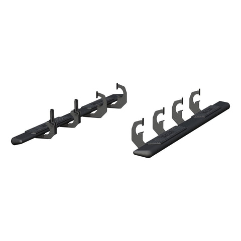 ARIES 2558046 - AscentStep 5-1/2 x 91 Black Steel Running Boards, Select Silverado, Sierra