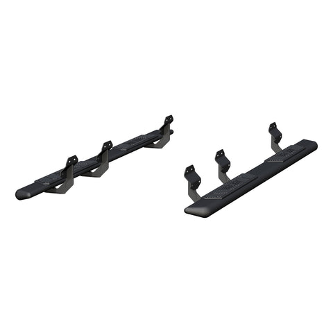 ARIES 2558048 - AscentStep 5-1/2 x 91 Black Steel Running Boards, Select Ford F-Series Crew