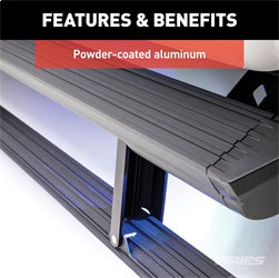 ARIES 3036570 - ActionTrac 69.6 Powered Running Boards, Select Jeep Wrangler JK