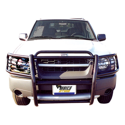 ARIES 9043 - Black Steel Grille Guard, Select Nissan 1998-2000 Frontier, 2000-2001 Xterra