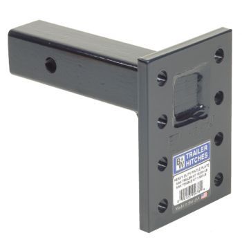 B&W Trailer Hitches PMHD14004 - 16K Pintle Plate, 14 Hole, 6 Position, 2x13 Shank