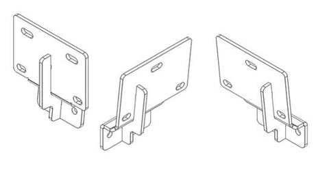 Go Rhino D64306TK - Dominator Xtreme D1 D2 D6 DSS DT Side Steps MOUNTING BRACKETS ONLY