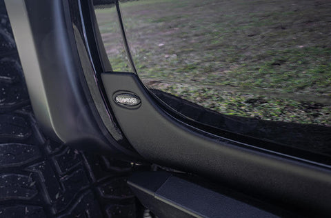 Bushwacker 14086 - TrailArmor, Rocker Panel 4 pc. Black Incl. Side Panels/Sill Plate Cover Long Crew