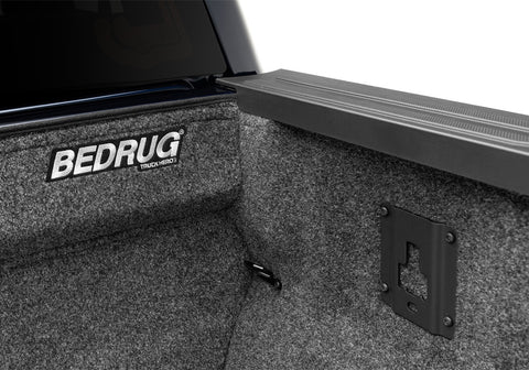 BedRug BRQ15SCK - 15+ FORD F-150 5'7 BED  Liner Classic Drop In Under Bed Rail Dark Gray Carpet-Like Polypropylene