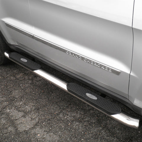 ARIES S221008-2 - 4 Polished Stainless Oval Side Bars, Select Jeep Grand Cherokee