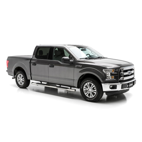 ARIES S223039-2 - 4 Polished Stainless Oval Side Bars, Select Ford F-150