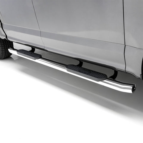 ARIES S223039-2 - 4 Polished Stainless Oval Side Bars, Select Ford F-150