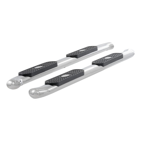 ARIES S224009-2 - 4 Polished Stainless Oval Side Bars, Select Silverado, Sierra 1500, 2500, 3500