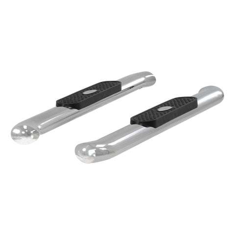 ARIES S224017-2 - 4 Polished Stainless Oval Side Bars, Select Silverado, Sierra 1500, 2500, 3500