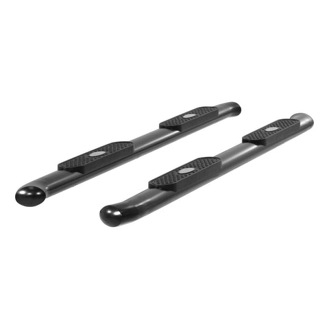 ARIES S224045 - 4 Black Steel Oval Side Bars, Select Silverado, Sierra 1500, 2500, 3500 HD