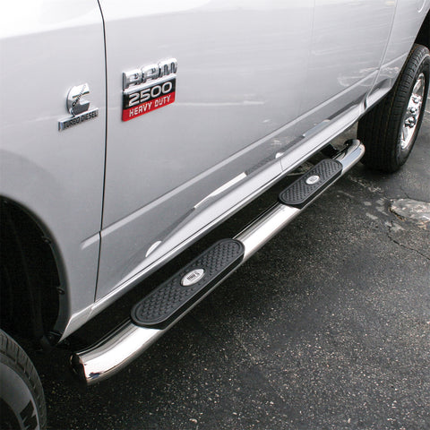 ARIES S225008-2 - 4 Polished Stainless Oval Side Bars, Select Dodge Ram 1500, 2500, 3500